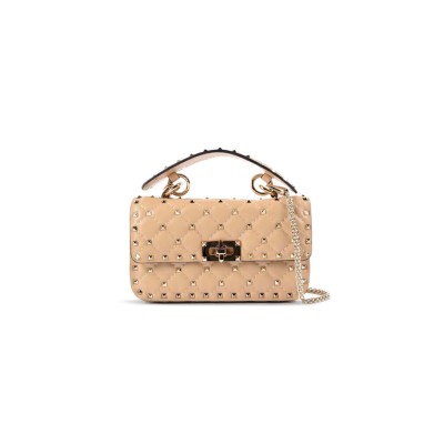 VALENTINO SMALL NAPPA ROCKSTUD SPIKE BAG W2B0123NAPWU1 (20*11.5*5cm)